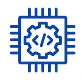 Clip Art of a Computer Circuit